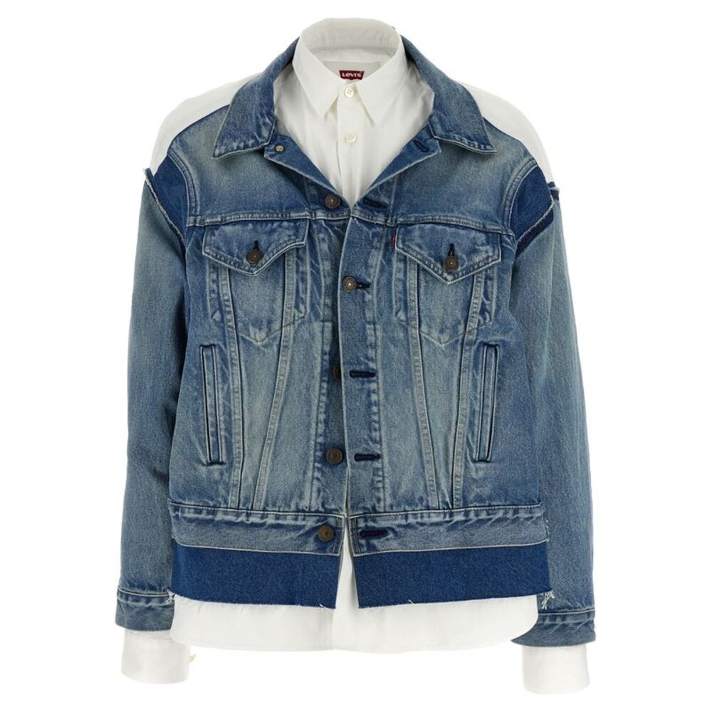 Junya Watanabe Multicolor Cotton Denim Women's Jacket